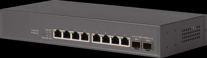 PSX10 2.5G PoE+ Switch with SFP+