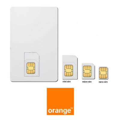 Carte SIM réseau Orange - Triple découpe Marque blanche