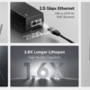 Injecteur PoE Actif 2.5G 802.3af/at 30W